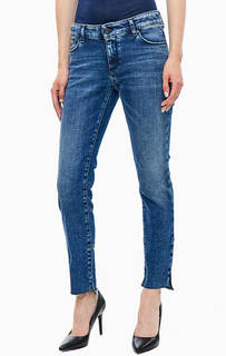 Укороченные джинсы скинни с необработанным краем J25 Armani Exchange