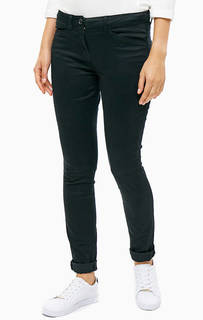 Черные зауженные брюки с карманами TOM Tailor