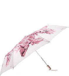 Складной зонт розового цвета Goroshek