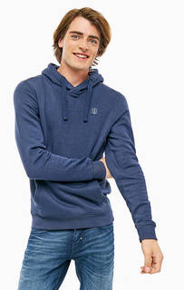 Хлопковая толстовка с капюшоном TOM Tailor