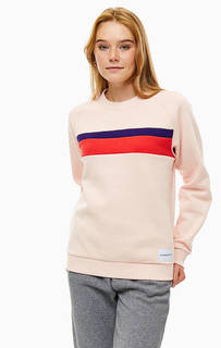 Свитшот кораллового цвета оверсайз Calvin Klein