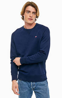 Хлопковый свитшот синего цвета Levis