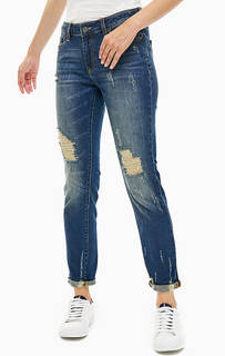 Рваные зауженные джинсы 26R Armani Exchange