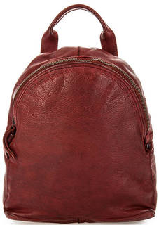 Красный рюкзак из мягкой кожи Gianni Conti