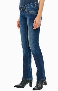 Прямые синие джинсы с заниженной талией Gina Straight Mustang
