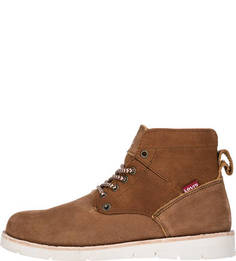 Коричневые ботинки из нубука Lady Jax Levis