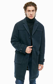 Утепленное пальто с накладными карманами Armani Exchange