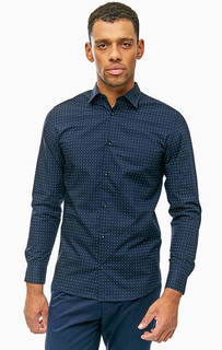 Рубашка из хлопка в горошек Selected