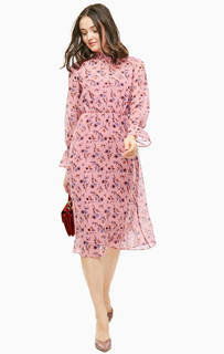 Платье средней длины с цветочным принтом Tom Tailor Denim