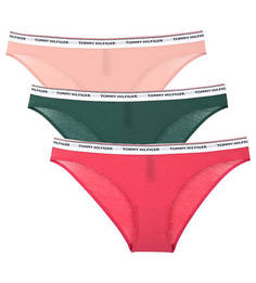 Комплект из трех хлопковых трусов-слипов Tommy Hilfiger