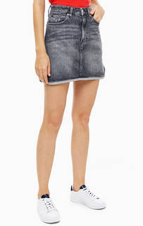 Короткая джинсовая юбка Calvin Klein