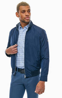 Ветровка синего цвета в горошек Pierre Cardin