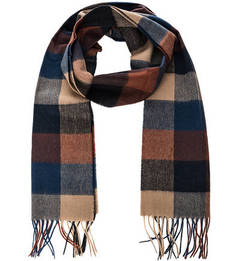 Шерстяной шарф в клетку Barbour