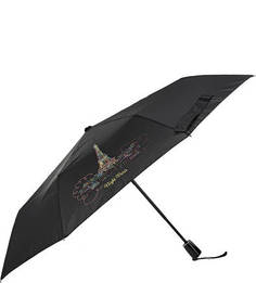 Складной зонт с контрастным принтом Doppler