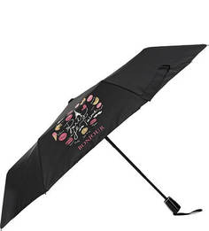 Складной зонт с контрастным принтом Doppler