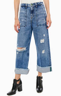 Рваные джинсы кюлоты Lolli Pepe Jeans
