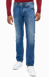 Зауженные синие джинсы со стандартной посадкой United Colors of Benetton