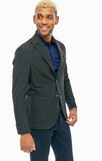 Серый пиджак с карманами Sisley