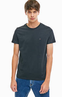 Однотонная хлопковая футболка Tommy Hilfiger