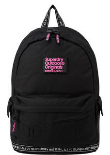 Вместительный рюкзак черного цвета Superdry