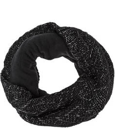 Черный вязаный шарф-хомут Buff