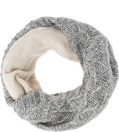 Серый вязаный шарф-хомут Buff