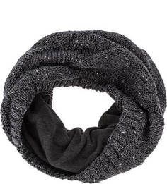 Серый шарф-хомут крупной вязки Buff