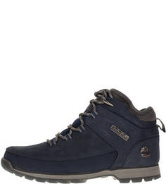 Синие ботинки из нубука Timberland