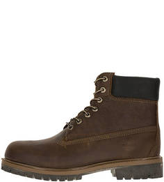 Высокие демисезонные ботинки из натуральной кожи Timberland