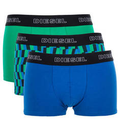 Комплект из трех хлопковых трусов-боксеров Diesel