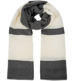 Двухцветный палантин с бахромой TOM Tailor