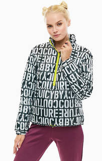 Куртка с карманом-кенгуру и молнией на вороте Juicy by Juicy Couture