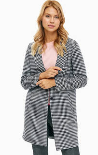 Хлопковое пальто в клетку Marc O’Polo Denim