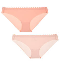 Комплект из двух трусов-слипов с бесшовным кроем DIM