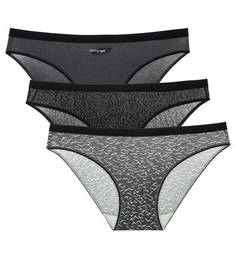 Комплект из трех хлопковых трусов-слипов DIM