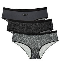 Комплект из трех хлопковых трусов-шорт DIM