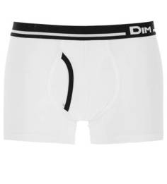 Белые хлопковые трусы-боксеры DIM