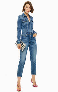 Джинсовый комбинезон с карманами Guess