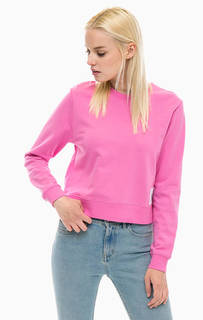 Розовый свитшот из хлопка Calvin Klein