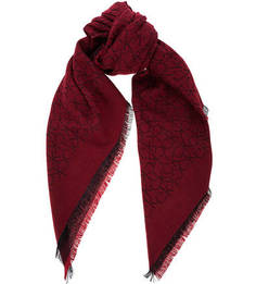 Красный платок с высоким содержанием шерсти Calvin Klein