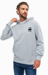 Серая толстовка с карманом-кенгуру G Star Raw