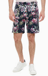 Хлопковые шорты с цветочным принтом Replay