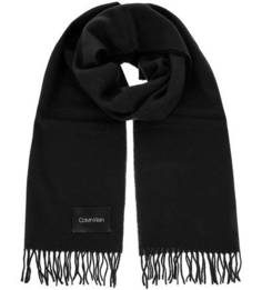 Шерстяной шарф с нашивкой Calvin Klein
