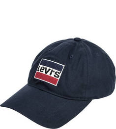 Хлопковая бейсболка с вышивкой Levis