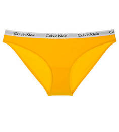 Хлопковые трусы-слипы желтого цвета Calvin Klein