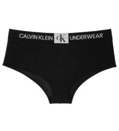Хлопковые трусы-шорты черного цвета Calvin Klein