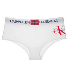 Хлопковые трусы-шорты с принтом Calvin Klein