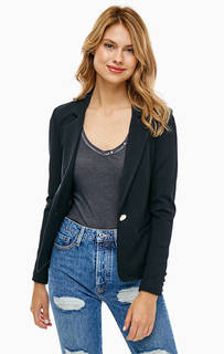 Черный пиджак из вискозы Guess