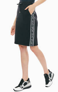 Черная юбка с нашивками Liu Jo Sport