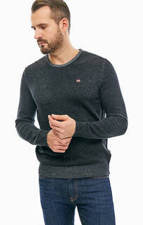 Серый хлопковый джемпер Napapijri